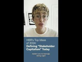 Defining "Stakeholder Capitalism" Today 