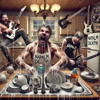 Doing The Dishes with Napalm Death (aka a way to use music to focus like never before)