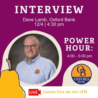 ROCKIN' FOR THE HUNGRY 2025 ~ Dave Lamb, President & Chief Executive Officer at Oxford Bank, Food Gatherers Board