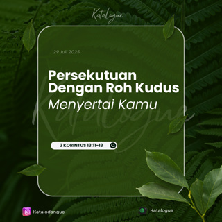 Persekutuan Dengan Roh Kudus Menyertai Kamu