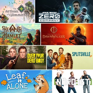 Den med Over Your Dead Body, Splitsville, Leaf It Alone, Hearth and Hamlet, The Artisan of Glimmith, Star Wars: Zero Company samt Blood of the Dawnwalker