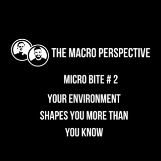 Micro Bite 2 - Your Environment Shapes You More Than You Know