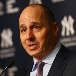 Mike Francesa with Brian Cashman