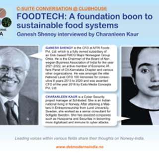 The Modern India Podcast #24-Foodtech:A foundation boon to sustainable food system