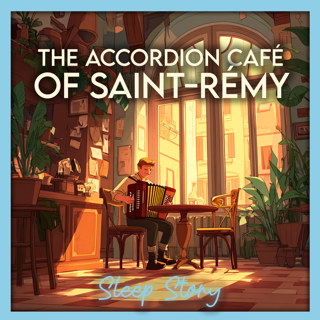 Fall Asleep in a Moonlit Café in Provence | Atmospheric Sleep Story for Adults, Peaceful Rain Sounds and Deep Relaxation