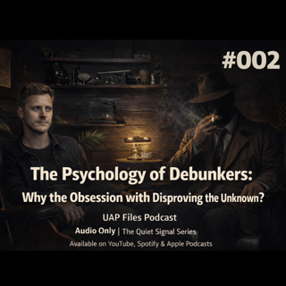 Psychology of Debunkers: Why the Obsession with Disproving the Unknown? | UAP Files podcast | The Quiet Signal Series #2