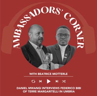 Ep. 2518 Daniel Mwangi interviews Federico Bibi of Terre Margaritelli in Umbria | Clubhouse Ambassadors' Corner