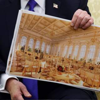 Trump crypto, Trump ballroom and Trump drones