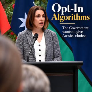 "We want Australia to have a choice." The Government Spruiking Opt-in Algorithms 