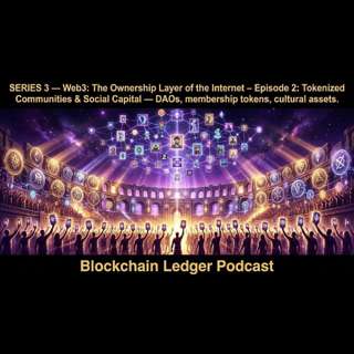 SERIES 3 — Web3: The Ownership Layer of the Internet – Episode 2: Tokenized Communities & Social Capital