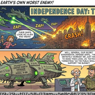 The alien spaceships have arrived - it turns out that we built them