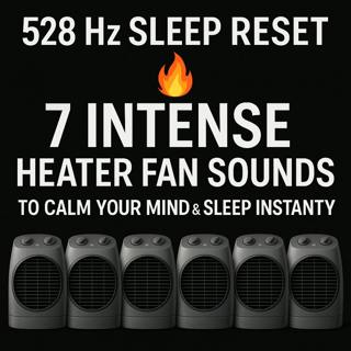 528 Hz Sleep Reset 🔥 7 INTENSE Heater Fan Sounds to Calm Your Mind & Sleep Instantly