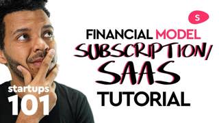 Subscription / SaaS Financial Model Tutorial | Sidebean