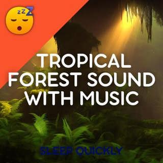 😴🍂🎵 Binaural Sound of TROPICAL FOREST with MUSIC