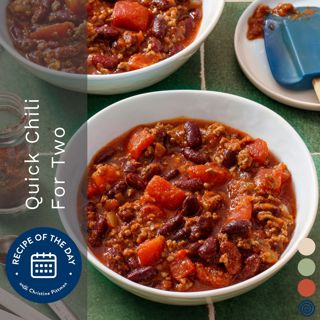 Quick Chili for Two