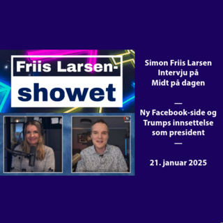 Ny Facebook-side og Trumps innsettelse som president – Intervju på Midt på dagen