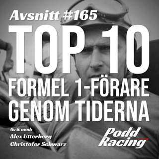 165. Top 10 Formel 1-Förare Genom Tiderna