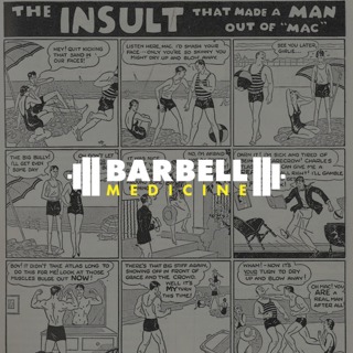 Where did the advice to not lift heavy weights come from?