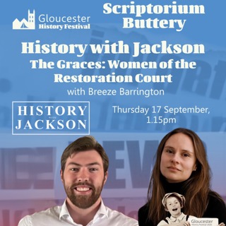 Maria of Modena and James II with Breeze Barrington Live at Gloucester History Festival