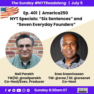 Ep. 401 - America250, "Six Sentences" and "Seven Everyday Founders"