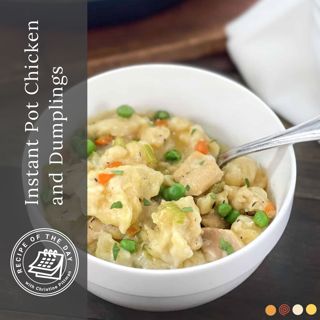 Instant Pot Chicken and Dumplings