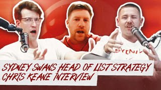 AU True Bloods 2025 | Sydney Swans Head of list strategy Chris Keane Interview