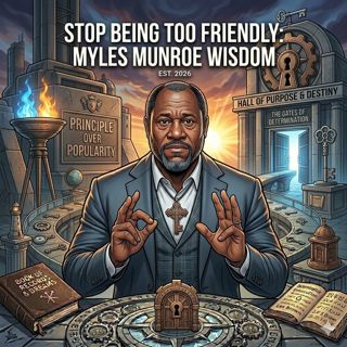 Stop Being Too Friendly: Myles Munroe Wisdom