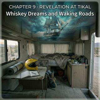 Book 1: Revelation at Tikal — Ch. 9: Whiskey Dreams and Waking Roads.