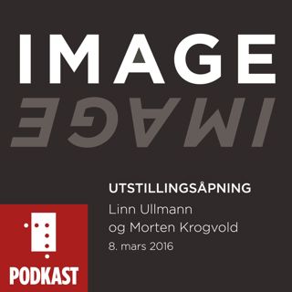 Linn Ullmann og Morten Krogvold. Utstillingsåpning, IMAGE