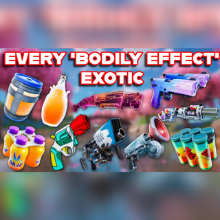 Ranking EVERY 'BODILY EFFECT' EXOTIC In FORTNITE HISTORY From WORST To BEST