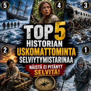 TOP 5 historian uskomattominta selviytymistarinaa – Näistä ei pitänyt selvitä | Historian salaisuudet Podcast