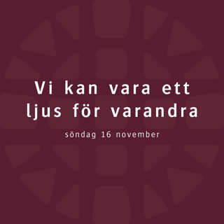 Vi kan vara ett ljus för varandra – Noomie Hammar