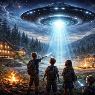 Miracle Mountain Boarding School- barnen säger de såg ett UFO