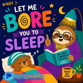 (Short Voice Only) #1601 Let me bore you to sleep Jason Newland 26th April 2026