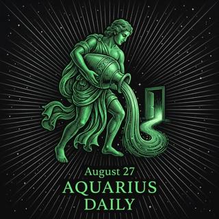 Thursday, August 27, 2026 Aquarius Horoscope Today