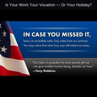 Is Your Work Your Vocation — Or Your Holiday?