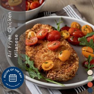 Air Fryer Chicken Milanese