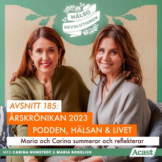 AVSNITT 185: ÅRSKRÖNIKAN 2023 – MARIA OCH CARINA SUMMERAR PODDÅRET SOM GICK