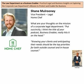 Shane Mulrooney - The Law Department as a Business Enabler Podcast - Episode 114