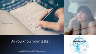 Do you know your tasks?