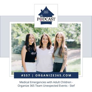 557 - Medical Emergencies with Adult Children - Organize 365 Team Unexpected Events - Stefanie