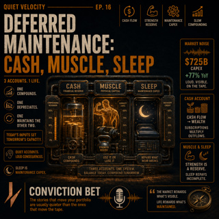 Deferred Maintenance: Cash, Muscle, Sleep
