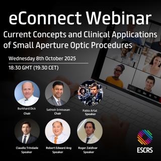 ESCRS eConnect Webinar - Current Concepts and Clinical Applications of Small Aperture Optic Procedures