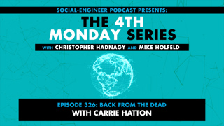 Ep. 326 - The 4th Monday Series - Back From The Dead with Carrie Hatton