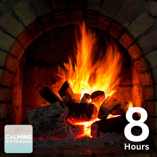 Relaxing Fireplace Ambience (8 Hours) | Fire Sound Effect for Relaxation