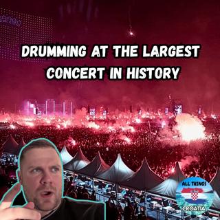 Thompson Drummer Mario Klarić on the Concert at the Hipodrom in Zagreb... Half a Million People!