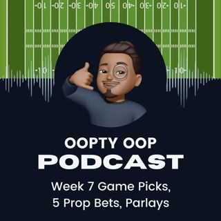 Week 7 Game Picks, 5 Prop Bets, Parlay