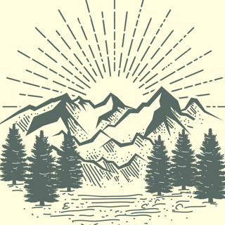 Mountainous Perspective - #163