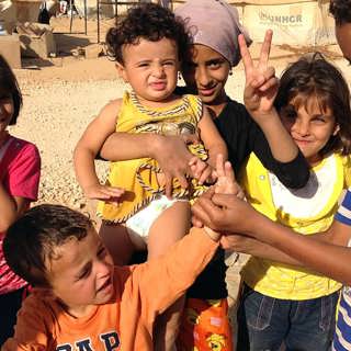 På besök i Zaatari