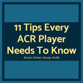 11 Tips Every Americas Cardroom Player Needs To Know #499